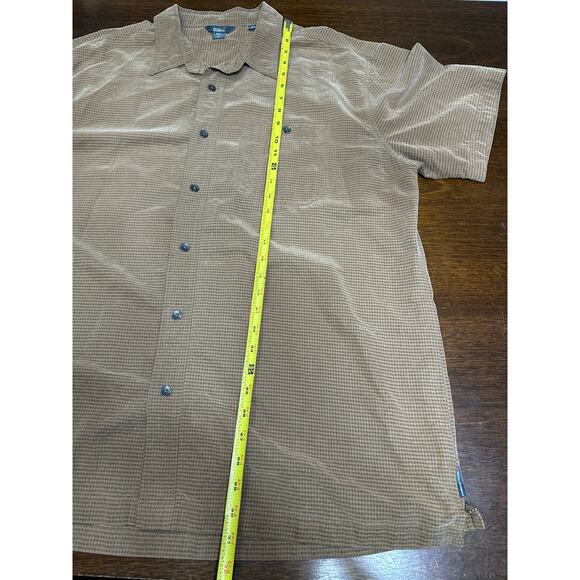 Royal Robbins Shirt Plaid Modal Short Sleeve Button Up Hiking Fishing Mens XXL - Picture 6 of 13